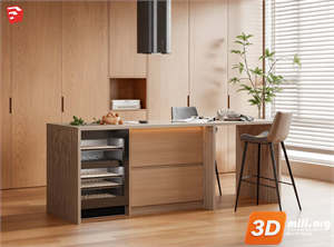 Kitchen island Skp Files